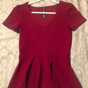 Design Lab Lord & Taylor Peplum Top